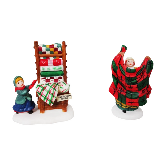 Vintage Christmas Bazaar... Handmade Quiltz (Department 56) 56594