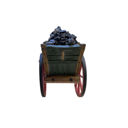 1997 Delivering Coal for the Hearth Set of 2 (Handpanted Porcelain Accessories) (Department 56) 58326