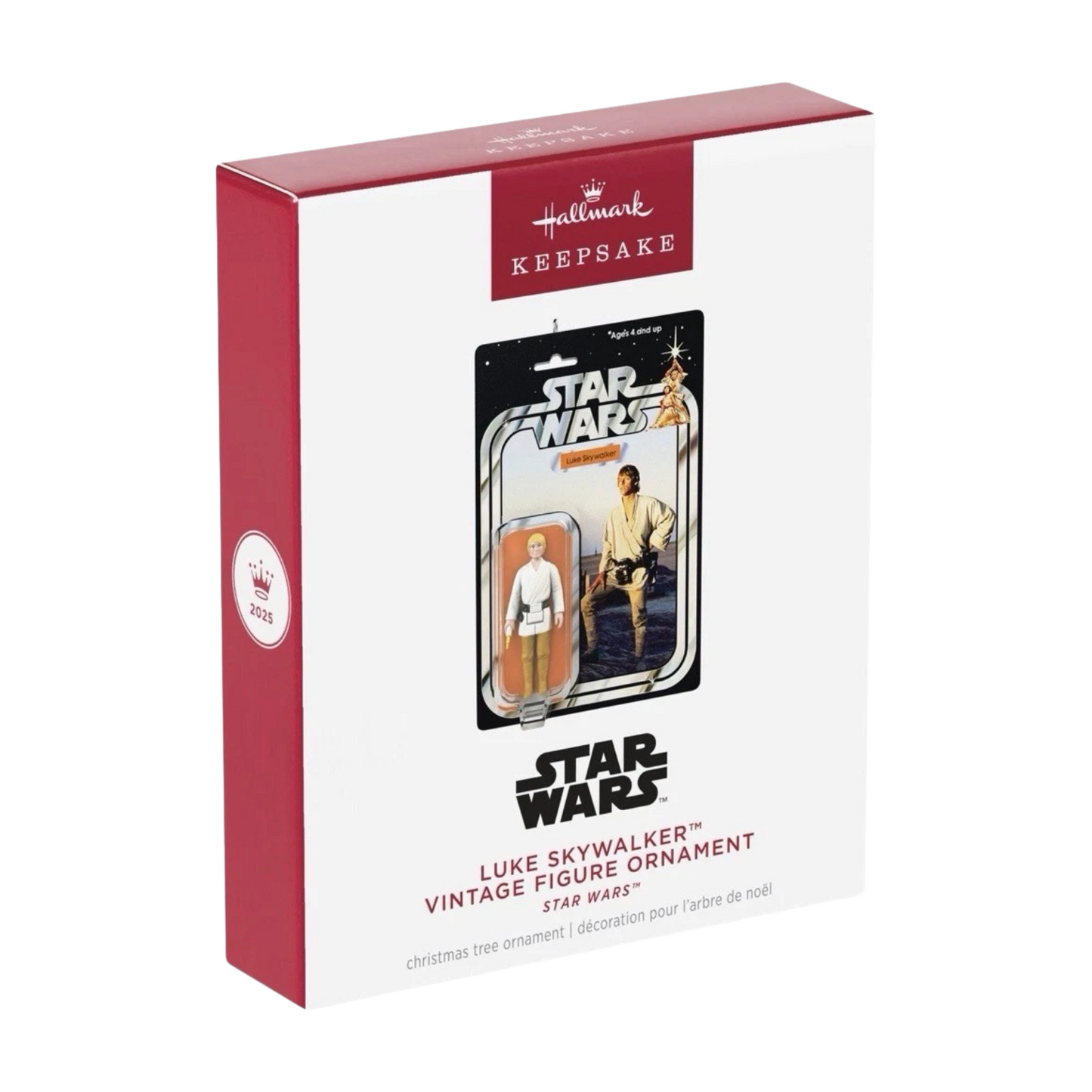 2025 Luke Skywalker Vintage Figure Ornament (Star Wars) QXI8802
