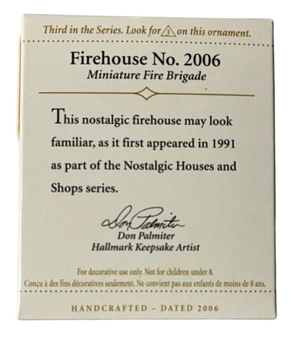 2006 Firehouse No. 2006 (Miniature Fire Brigade)