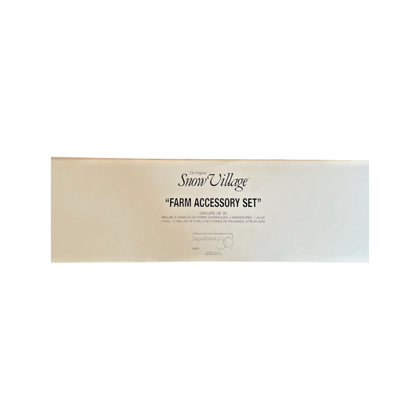 1997 Farm Accessory Set - (The Original Snow Villag)
