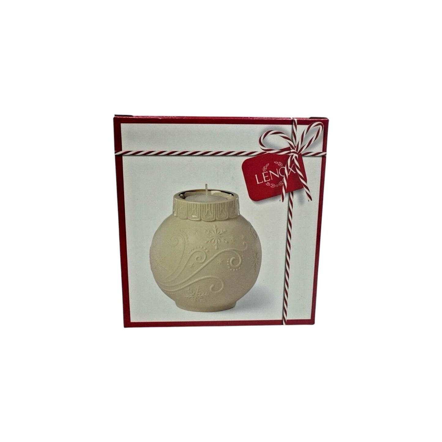 Ornamental Glow Votive with Candle (Ball)