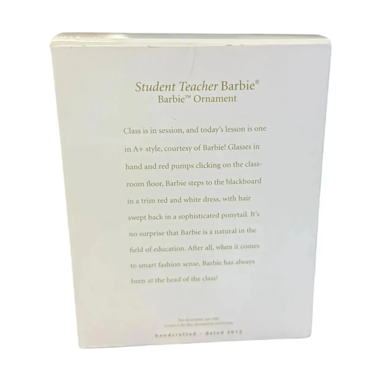 2011 Student Teacher (Barbie)