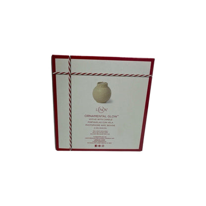 Ornamental Glow Votive with Candle (Ball)