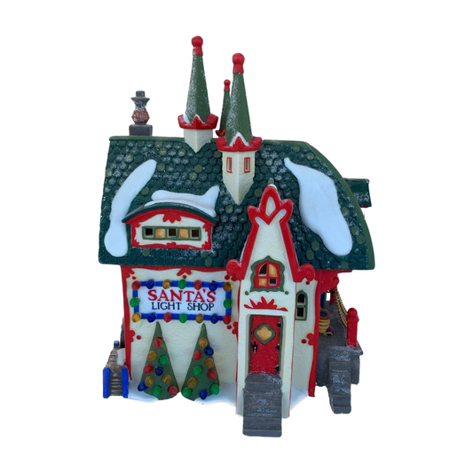 Vintage Santa's Light Shop - North Pole Series (Department 56) 56397