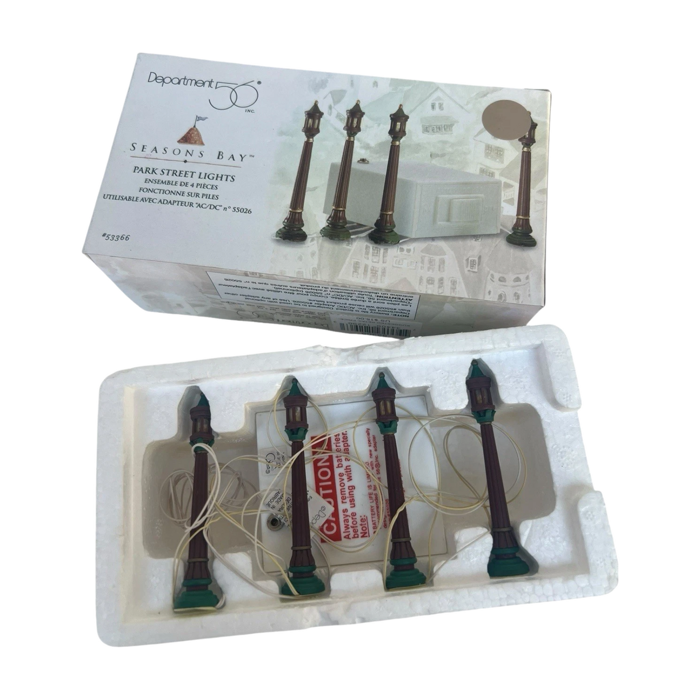 1998 Park Street Lights (Set of 4) (Department 56) 53366