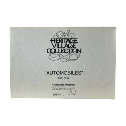 Vintage Automobiles (Set of 3) (Department 56) 1484347