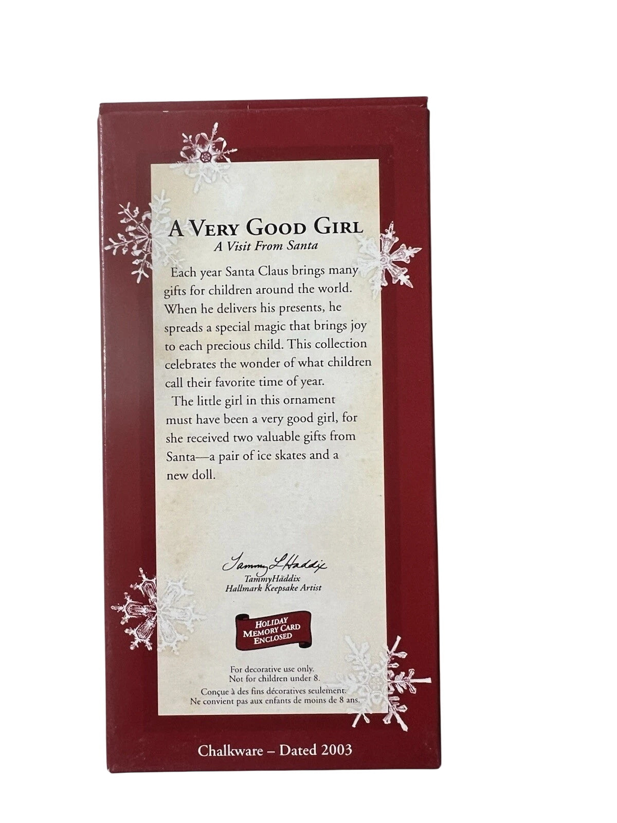 2003 A Very Good Girl (A Visit From Santa)