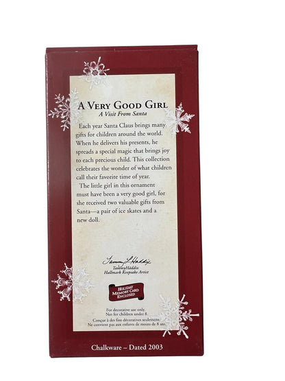 2003 A Very Good Girl (A Visit From Santa)