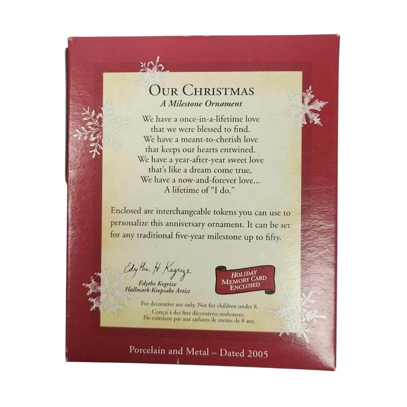 2005 Our Christmas (A Milestone Ornament)