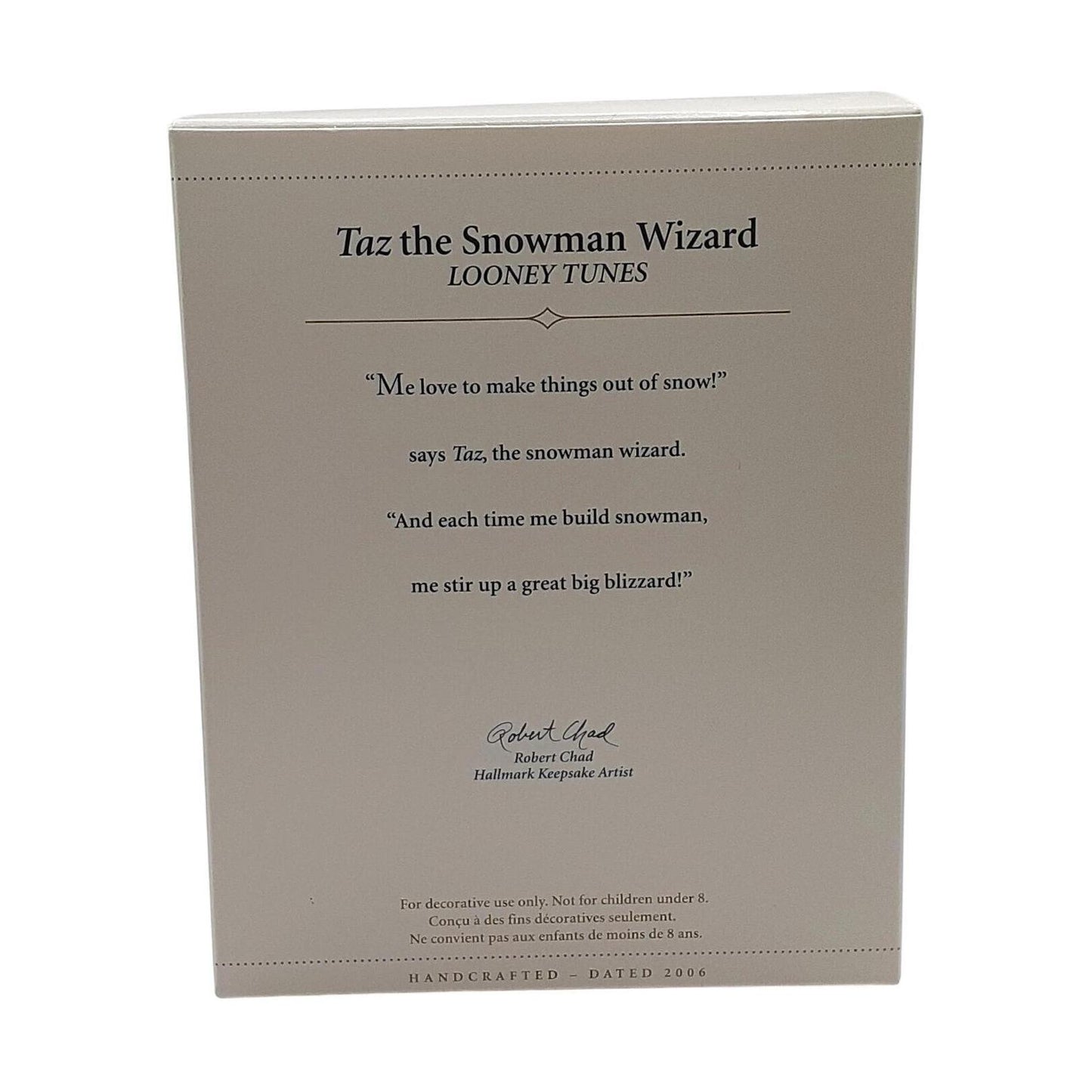 2006 Taz the Snowman Wizard (Looney Tunes)