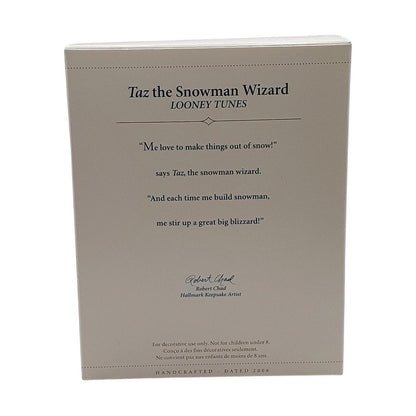 2006 Taz the Snowman Wizard (Looney Tunes)