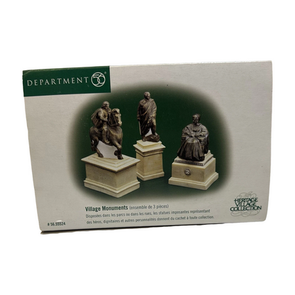 Vintage Village Monuments (Set of 2) (Department 56) 55524