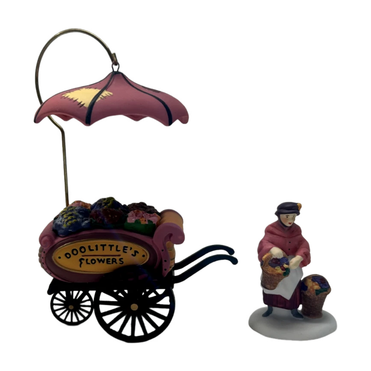 Vintage Chelsea Market Flower Monger & Cart (Department 56) 1430107