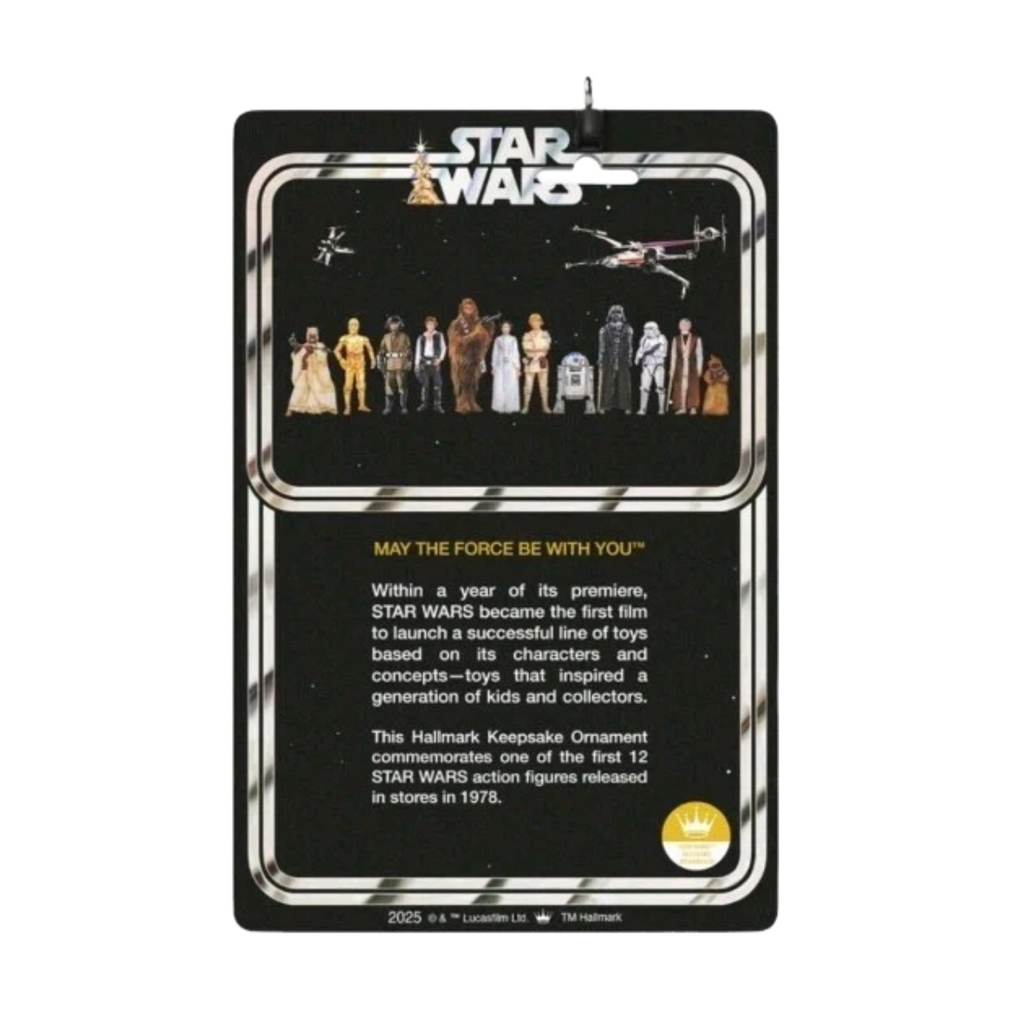 2025 Luke Skywalker Vintage Figure Ornament (Star Wars) QXI8802