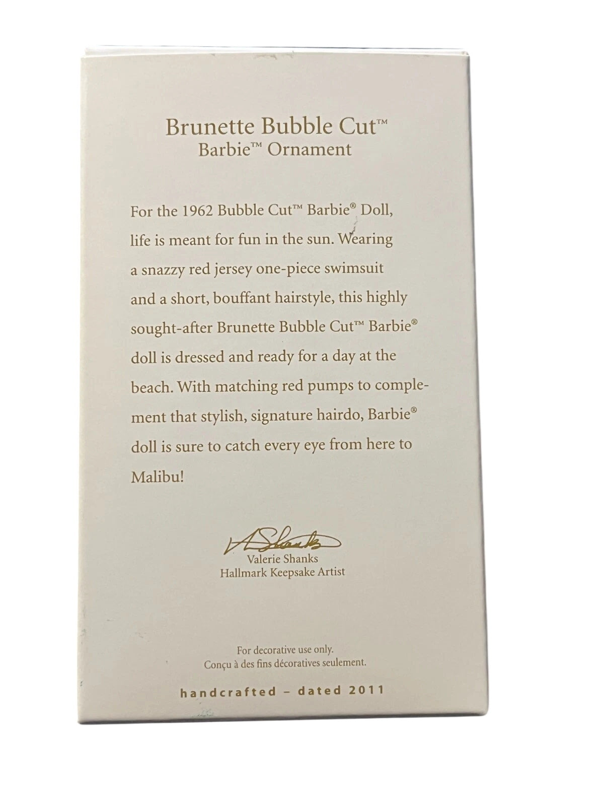 2011 Brunette Bubble Cut (Barbie)