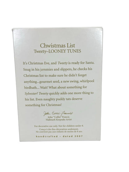 2007 Chwistmas List (Looney Tunes)