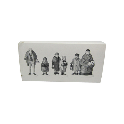 1989 Carolers on the Doorstep – Heritage Village / Dickens’ Village Accessory (Department 56 #5570-0)