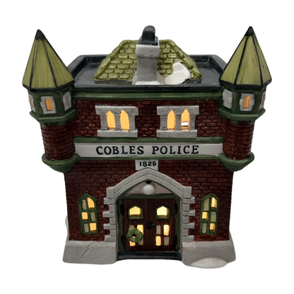 Vintage Cobles Police Station - Dickens' Village Series (Department 56) 1345221