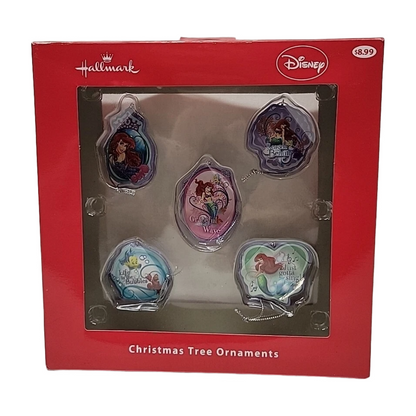Disney The Little Mermaid 5-Piece Mini Ornament Set