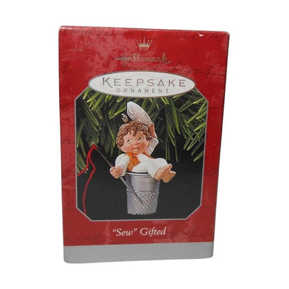 1998 "Sew" Gifted Angel (Sewing and Thimble)