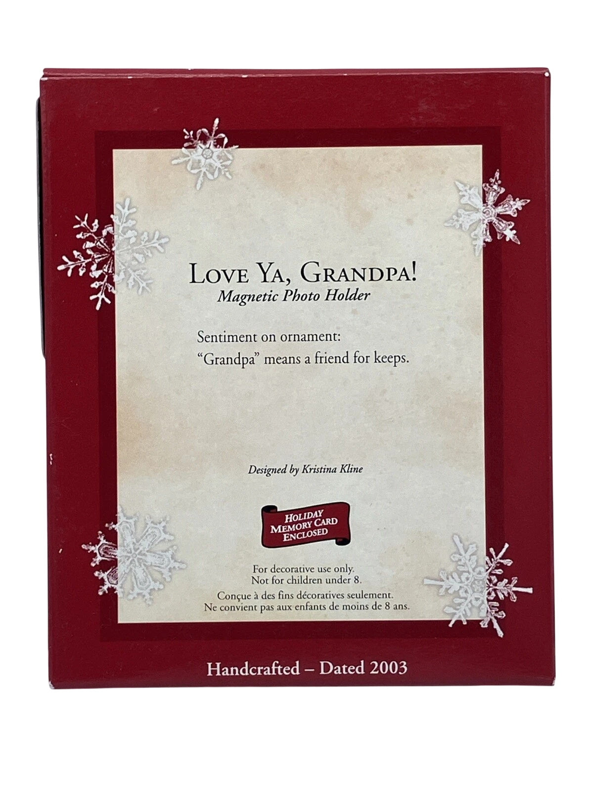 2003 Love Ya, Grandma! (Magnetic Photo Holder)