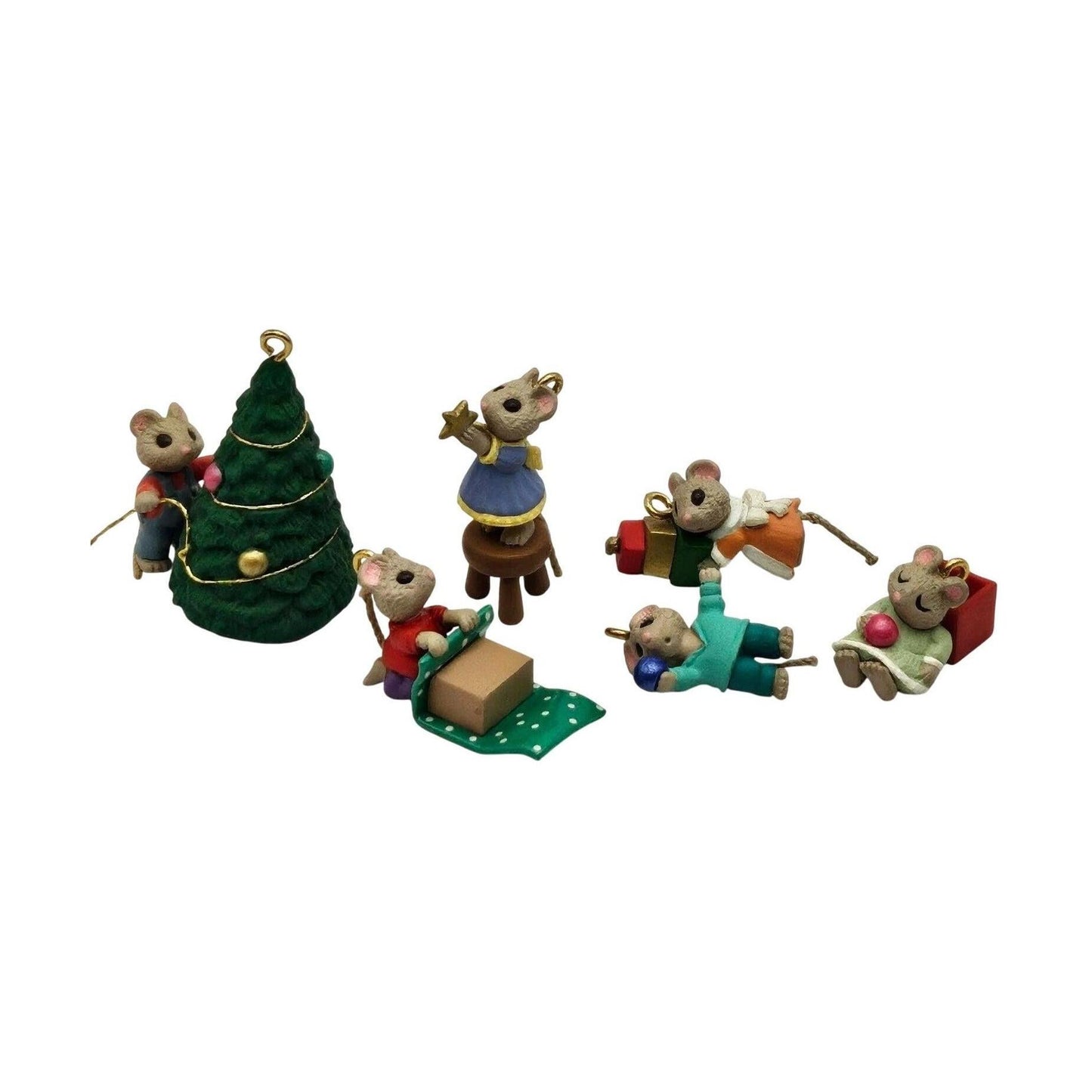 1996 Tiny Christmas Helpers (Six Mice)
