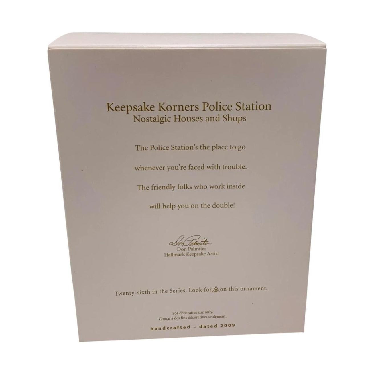 2009 Keepsake Korners Police Station (Nostalgic Houses and Shops)