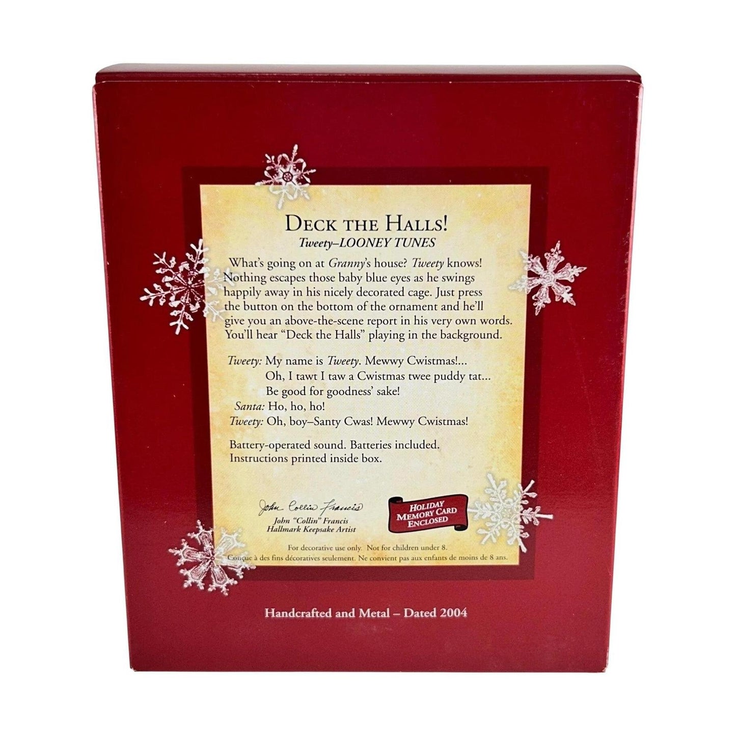 2004 Deck the Halls! - Tweety (Looney Tunes)