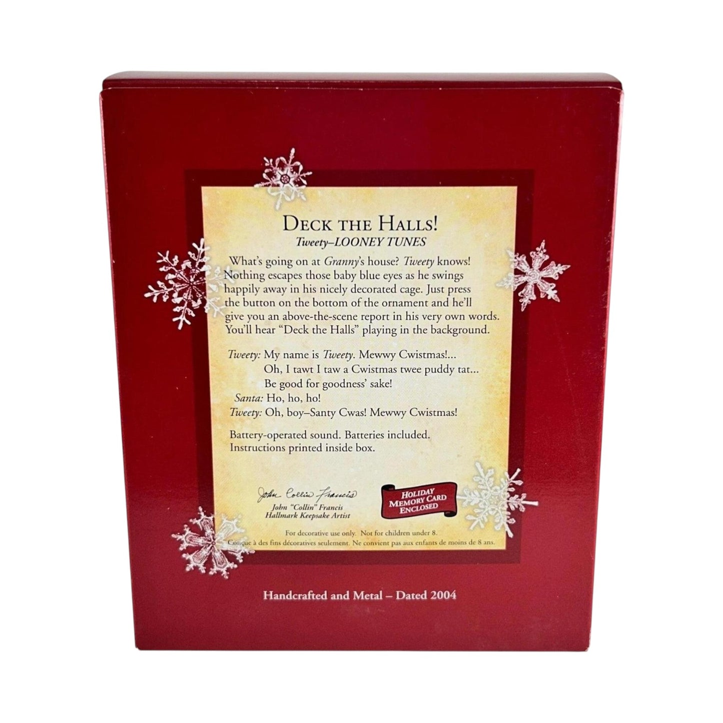 2004 Deck the Halls! - Tweety (Looney Tunes)