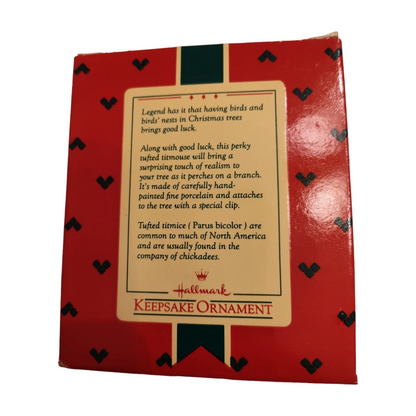 1985 Tufted Titmouse (Porcelain Birds)