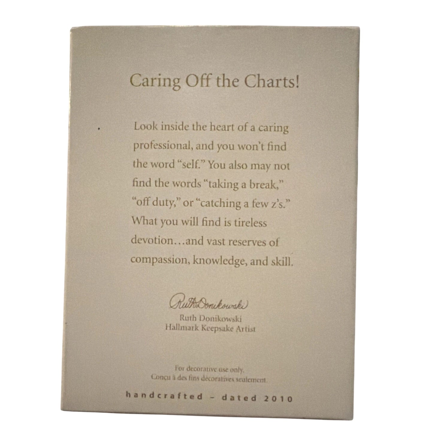 2010 Caring Off the Charts! (Nurse)