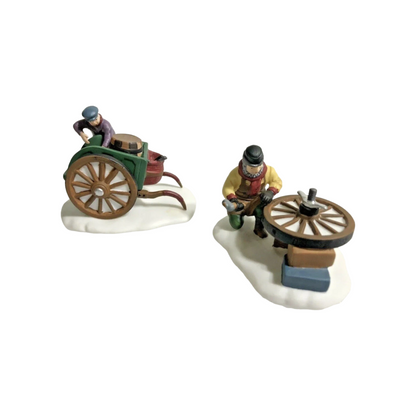 1993 C. Bradford, Wheelwright & Son – Heritage / Dickens Village Accessory (Department 56 #56.58181)