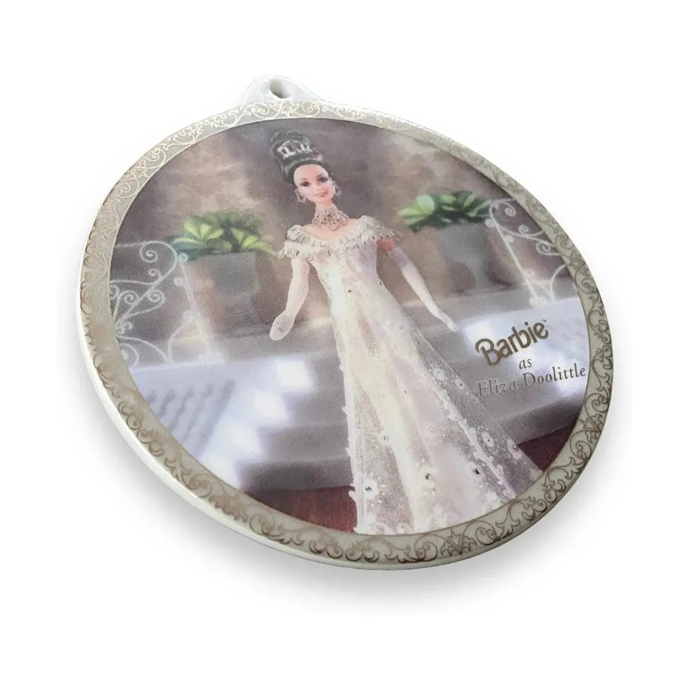 1997 Barbie as Eliza Doolittle Porcelain Hanging Ornament (Barbie)