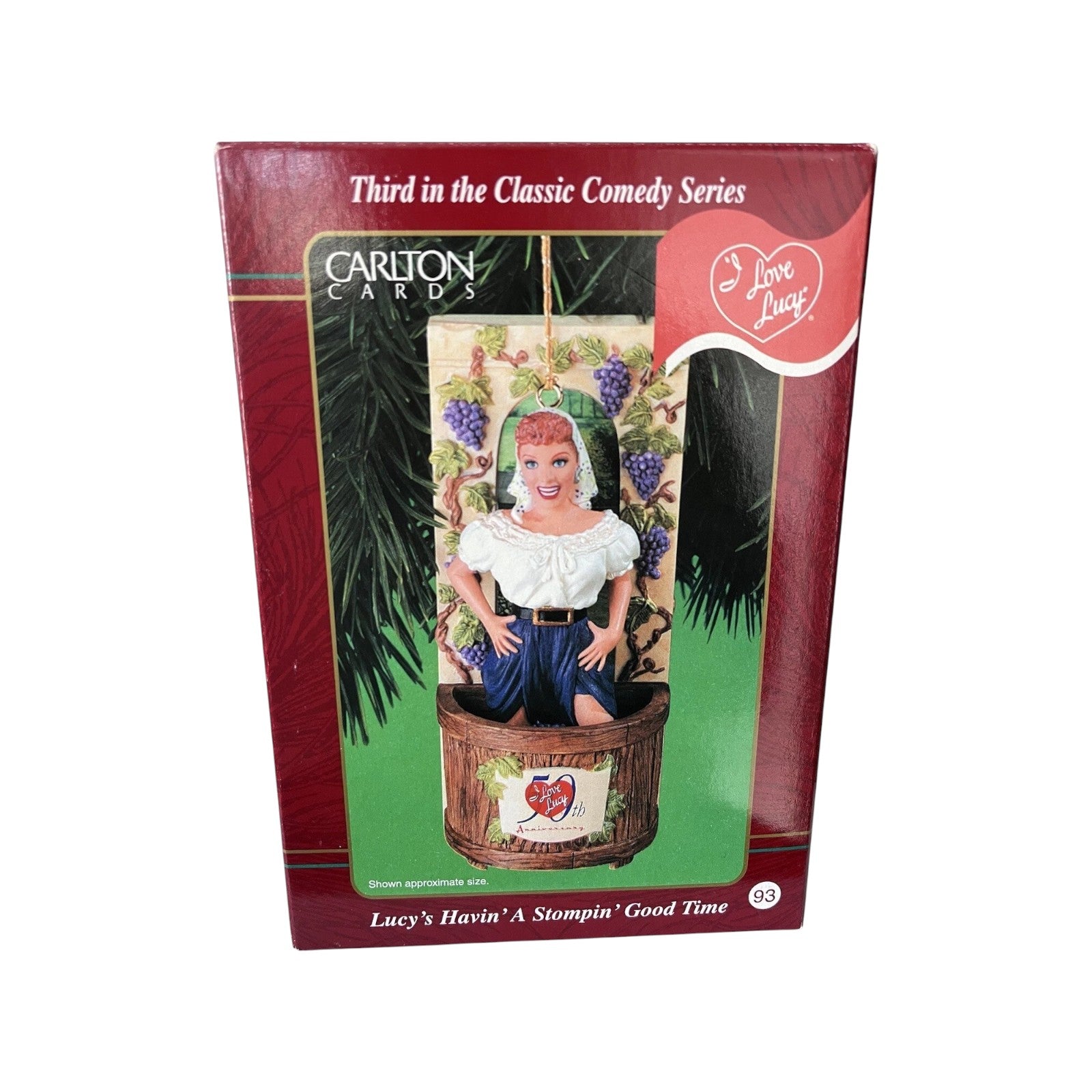 2001 Lucy's HAvin' A Stompin' Good Time Carlton Cards Ornaments (I Love Lucy) CXOR-066E Image2