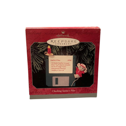 1998 Checking Santa's Files (Mouse)