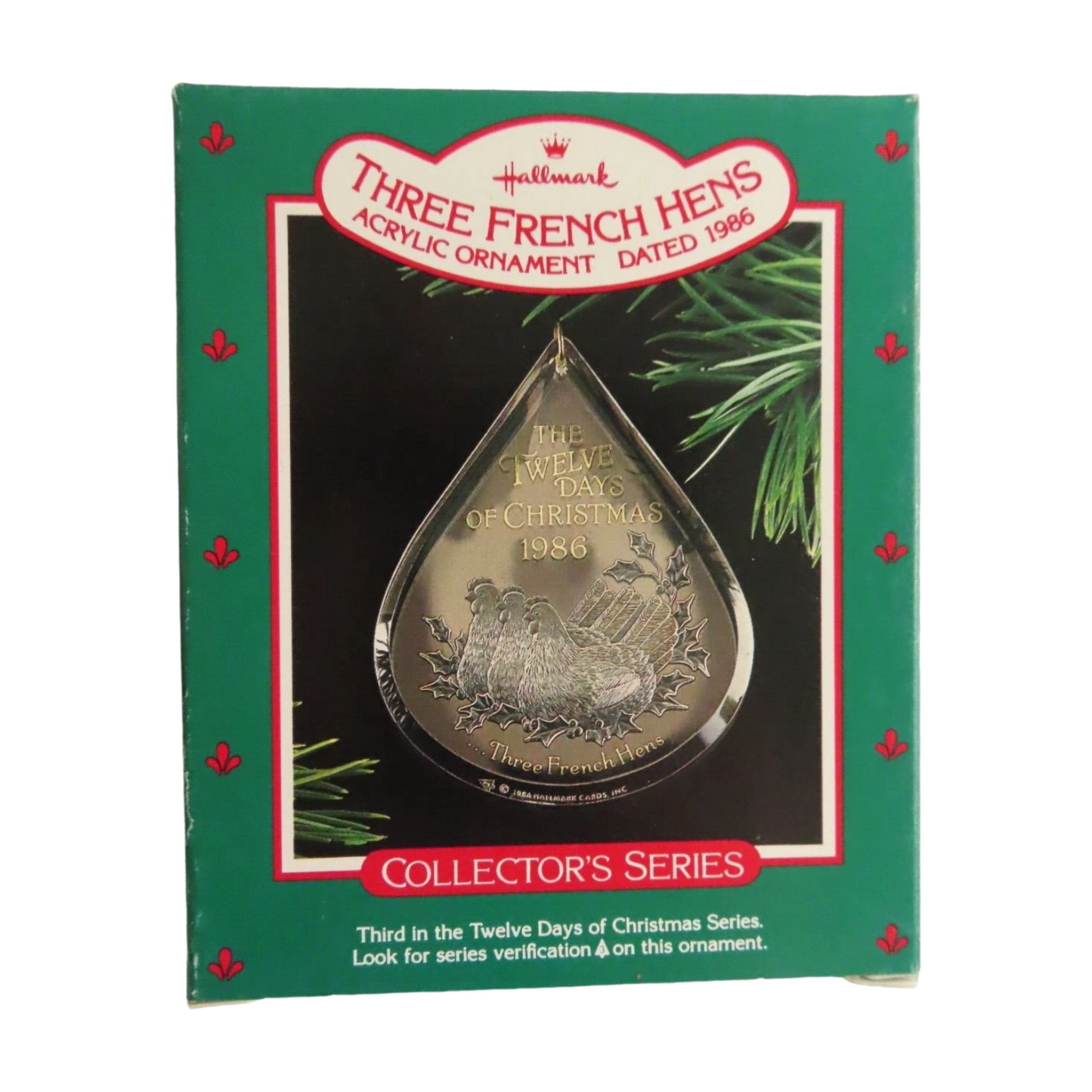 1986 Three French Hens (Twelve Days of Christmas)