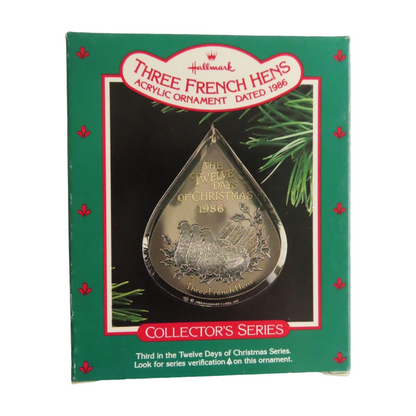 1986 Three French Hens (Twelve Days of Christmas)
