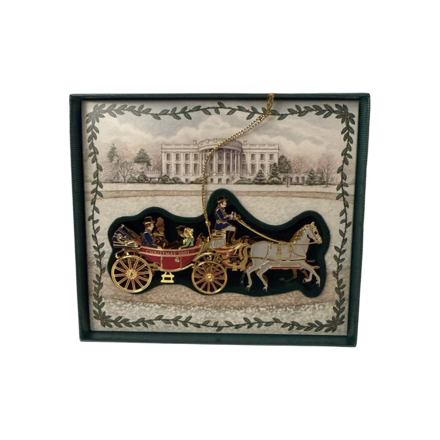 2001 White House Historical Association Ornament - Honoring President Theodore Roosevelt