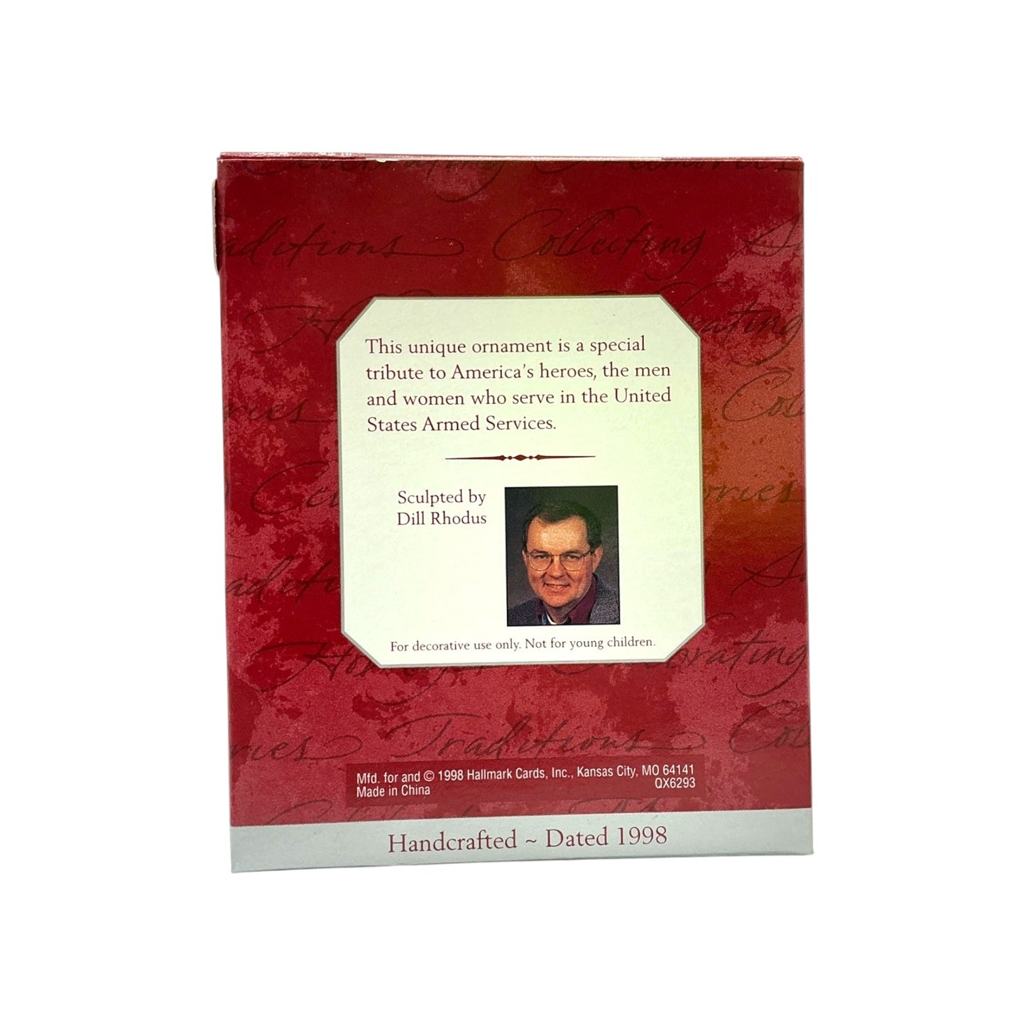 1998 National Salute Hallmark Ornament (Patriotic) QX6293 Image5