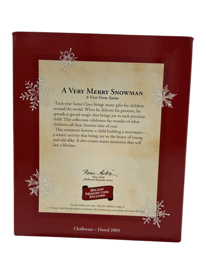 2003 A Very Merry Snowman (A Visit From Santa)