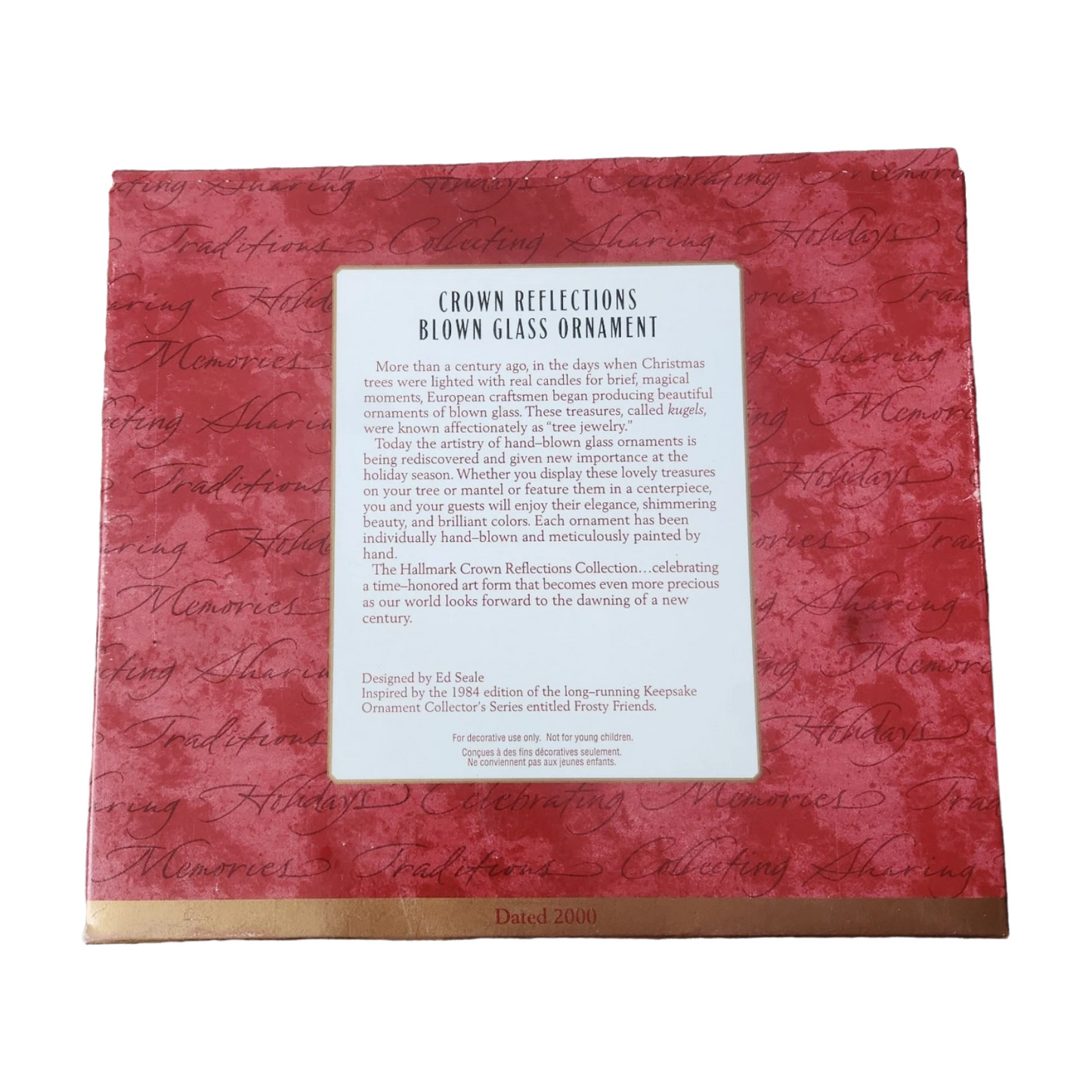 2000 Frosty Friends - Blown Glass (Frosty Friends)