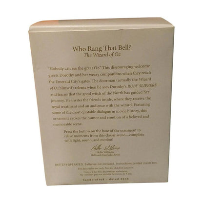 2003 Who Rang That Bell (The Wizard of Oz)