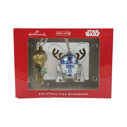 1HCM7224 Two Piece 3D Star Wars R2D2 & C3PO Ornament Set (Star Wars)