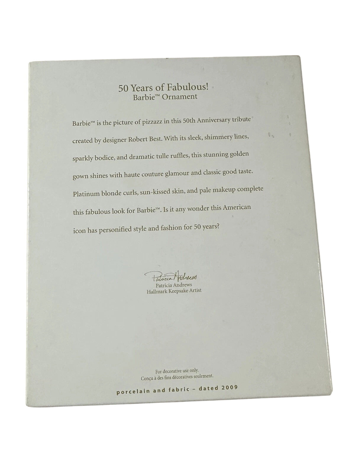 2009 50 Years of Fabulous! (Barbie)