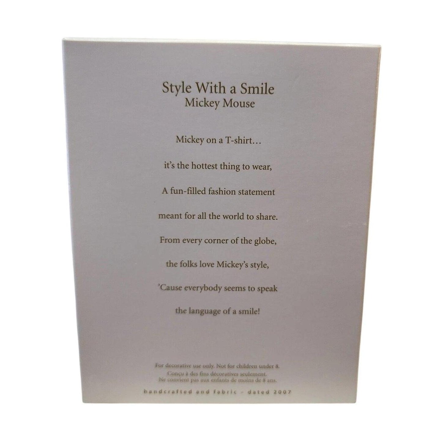 2007 Style With a Smile (Mickey Mouse & Friends)