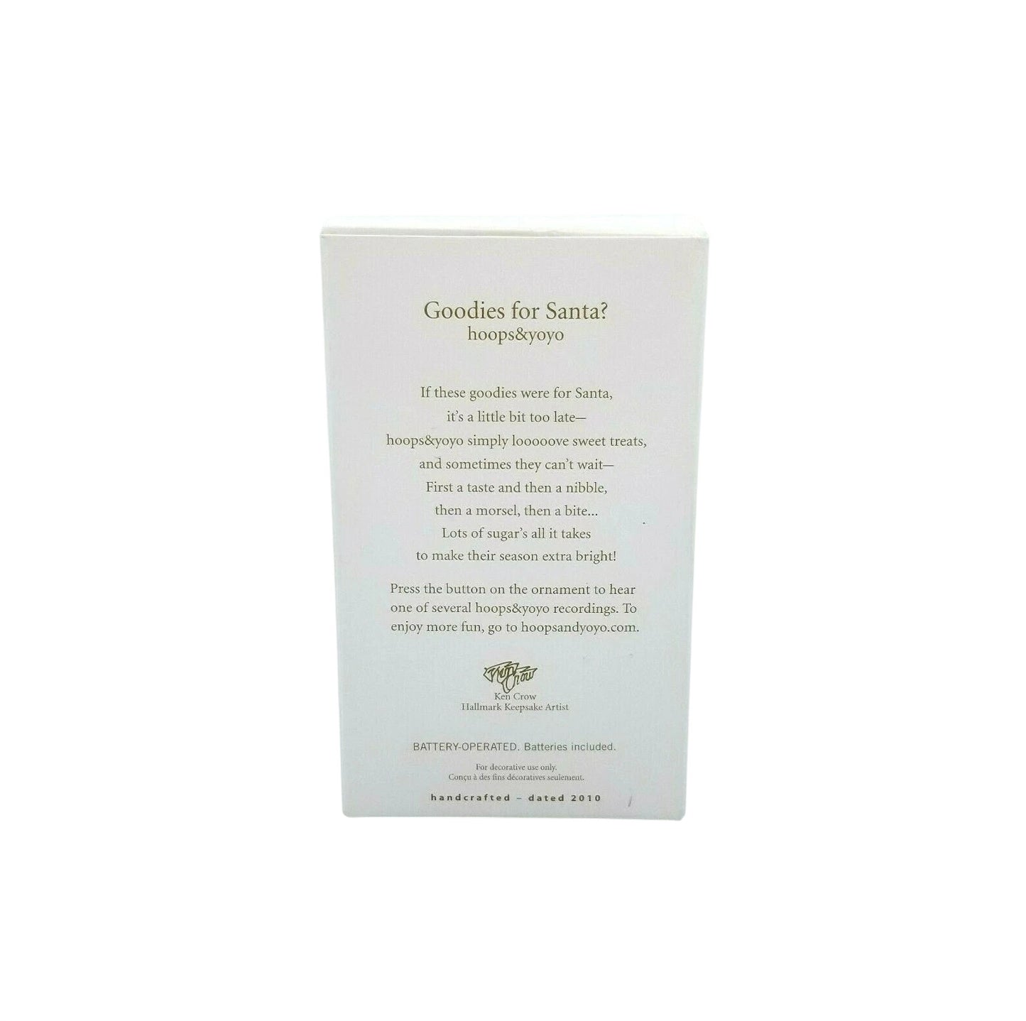2010 Goodie for Santa? (Hoops & Yoyo)