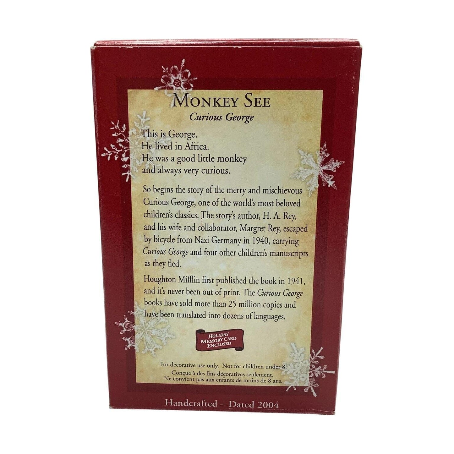 2004 Monkey See (Curious George)