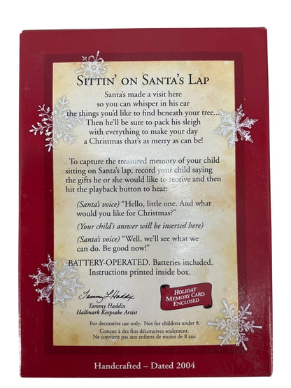 2004 Sittin' On Santa's Lap (Santa Claus)