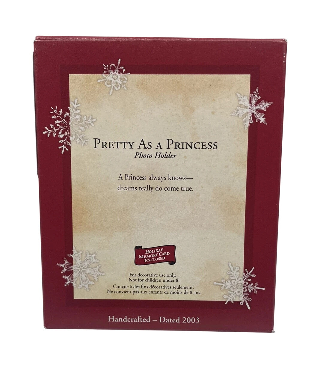 2003 Pretty As a Princess (Photo Holder)